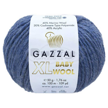 GAZZAL BABY WOOL XL 844 блакитний джинс