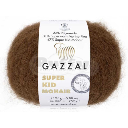 GAZZAL SUPER KID MOHAIR 64400 коричневий