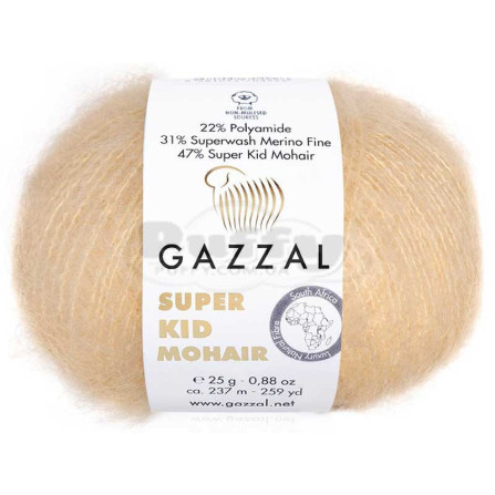 GAZZAL SUPER KID MOHAIR 64404 шампанское