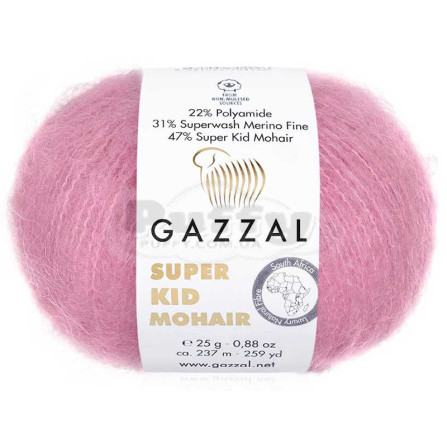 GAZZAL SUPER KID MOHAIR 64412 рожевий