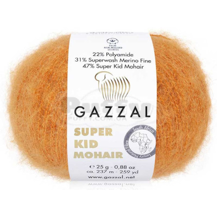 GAZZAL SUPER KID MOHAIR 64419 помаранчевий