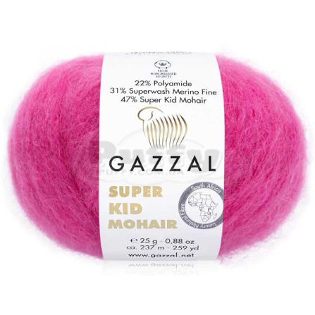 GAZZAL SUPER KID MOHAIR 64421 розовое лето