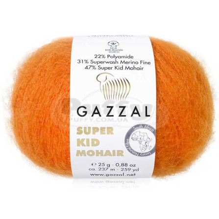 GAZZAL SUPER KID MOHAIR 64429 апельсин