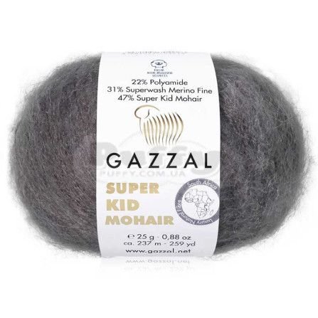 GAZZAL SUPER KID MOHAIR 64432 тёмно-серый