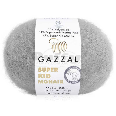 GAZZAL SUPER KID MOHAIR 64434 серый