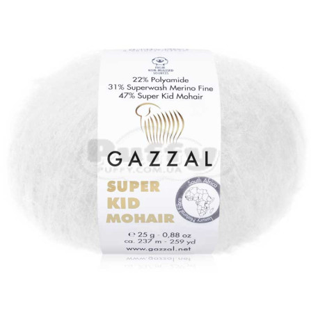 GAZZAL SUPER KID MOHAIR 64439 белый