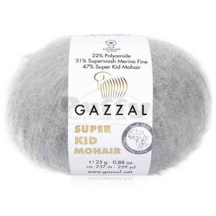 GAZZAL SUPER KID MOHAIR 64435 світло-сірий