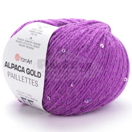 YARNART ALPACA GOLD PAILLETTES 9308 орхидея