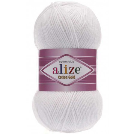 ALIZE COTTON GOLD 55 білий