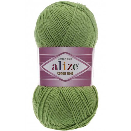 ALIZE COTTON GOLD 485 зелена черепаха