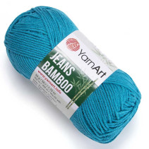 YARNART JEANS BAMBOO 140 бірюзовий YARNART JEANS BAMBOO 140 бірюзовий