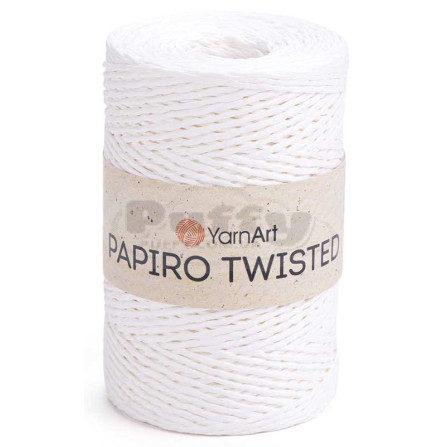 YARNART PAPIRO TWISTED 1311 білий
