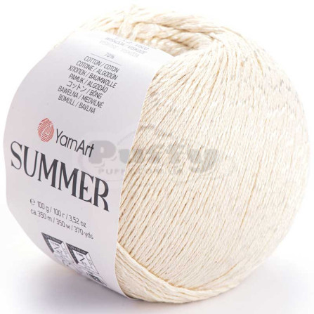 YARNART SUMMER 06 светло-молочный