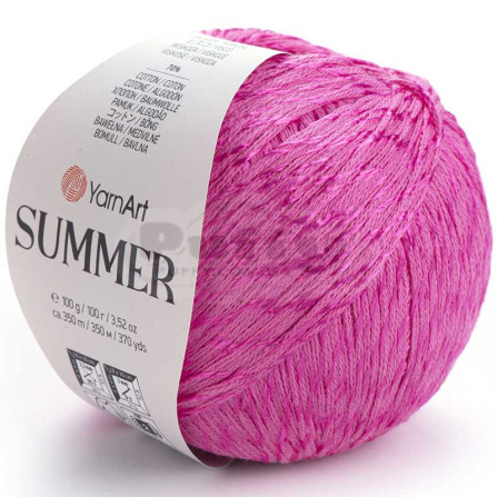 YARNART SUMMER 45 яркий розовый