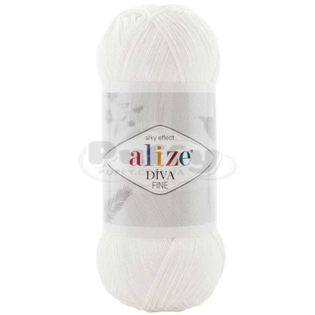ALIZE DIVA FINE FOREVER 55 белый