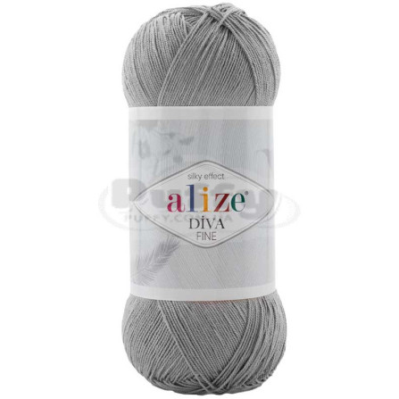 ALIZE DIVA FINE FOREVER 87 серый