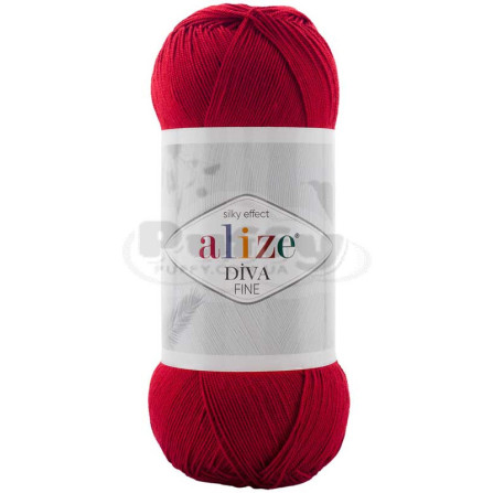 ALIZE DIVA FINE FOREVER 106 красный