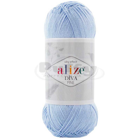 ALIZE DIVA FINE FOREVER 350 голубое облако