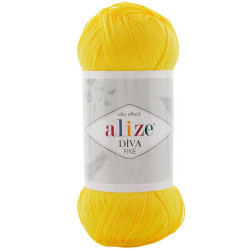 ALIZE DIVA FINE FOREVER 110 цыплёнок