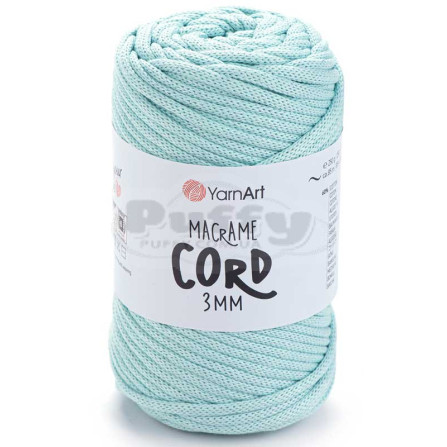 YARNART MACRAME CORD 3MM 775 м'ята