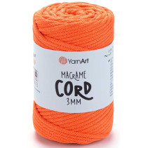 YARNART MACRAME CORD 3MM 800 морквяний YARNART MACRAME CORD 3MM 800 морквяний