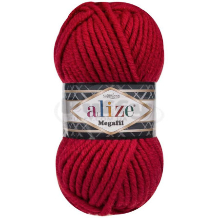 ALIZE SUPERLANA MEGAFIL 56 красный