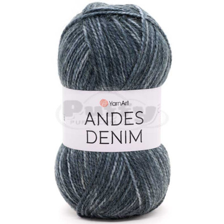 YARNART ANDES DENIM 5102 чёрный