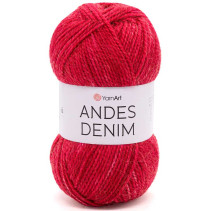 YARNART ANDES DENIM 5113 червоний YARNART ANDES DENIM 5113 червоний