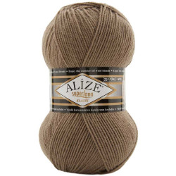 ALIZE SUPERLANA KLASIK 991 кавово-бежевий